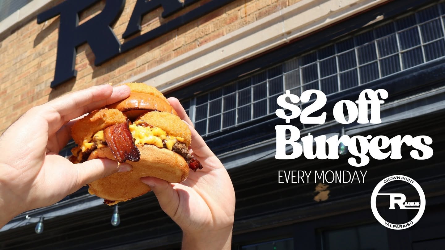 $2 Off Burgers Every Monday at Radius