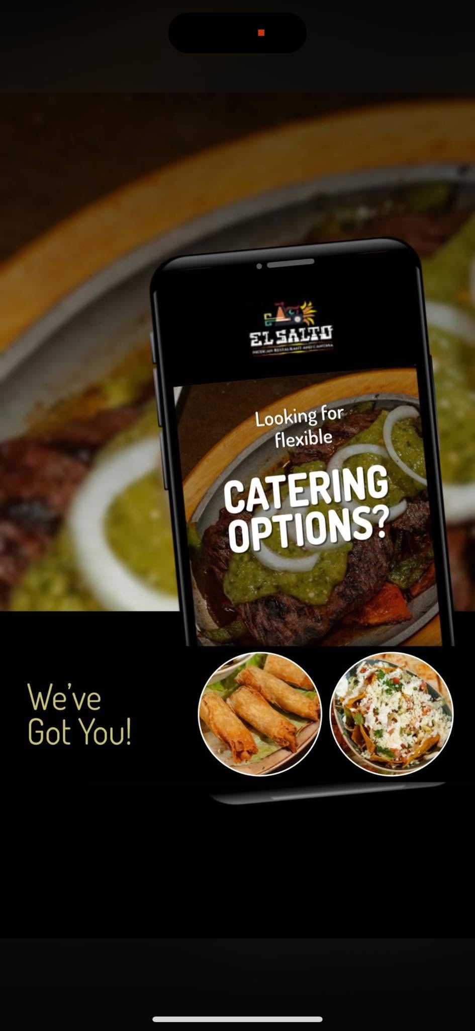 El Salto catering