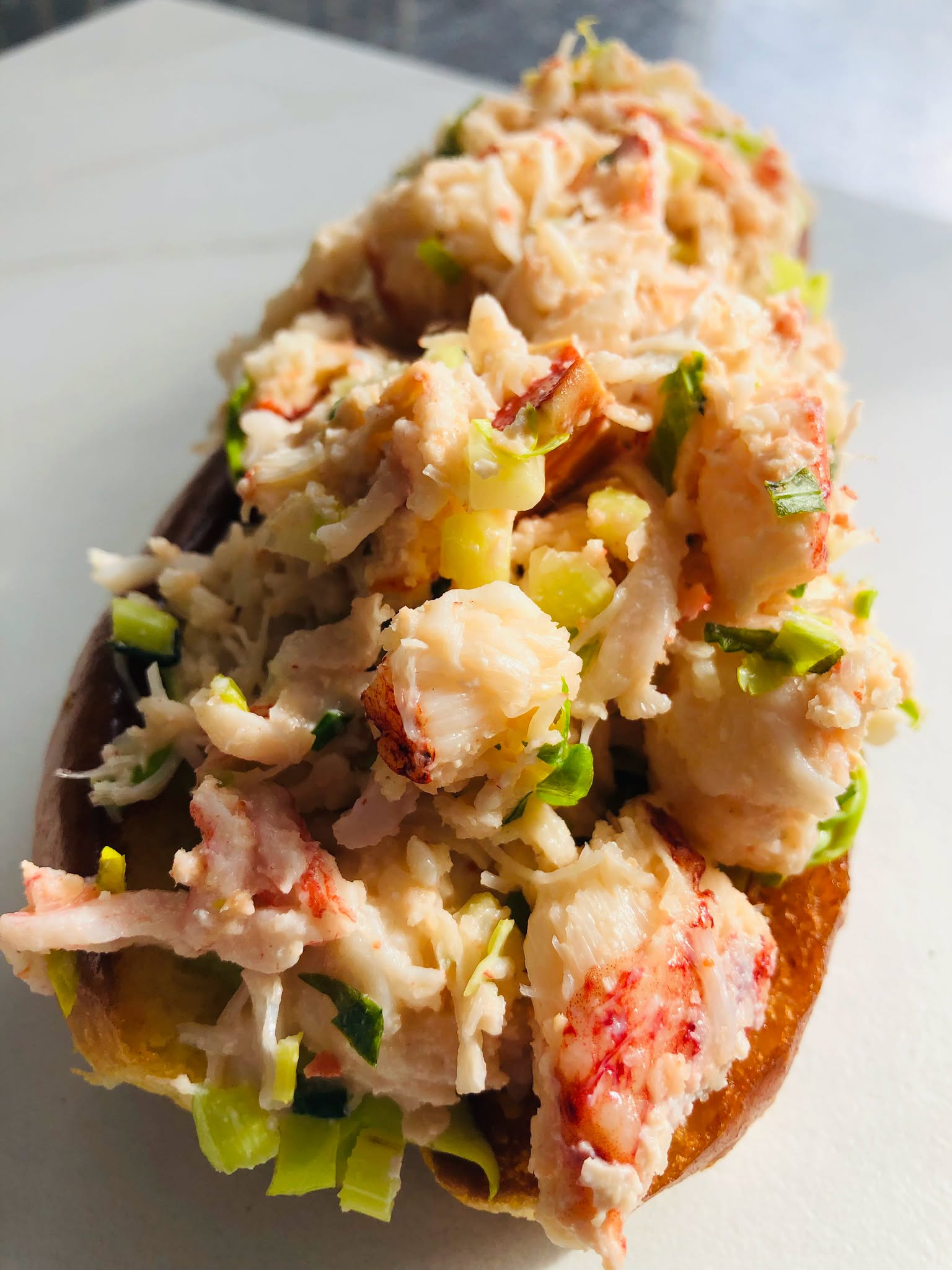 Crab roll at McGowan and Sons