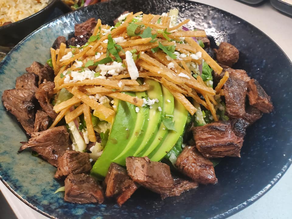 Veleros steak salad Mexican restaurant in Valparaiso IN