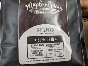 Maple + Bacon serves the Blend 210 as stand alone coffee or as a Irish Coffee cocktail.