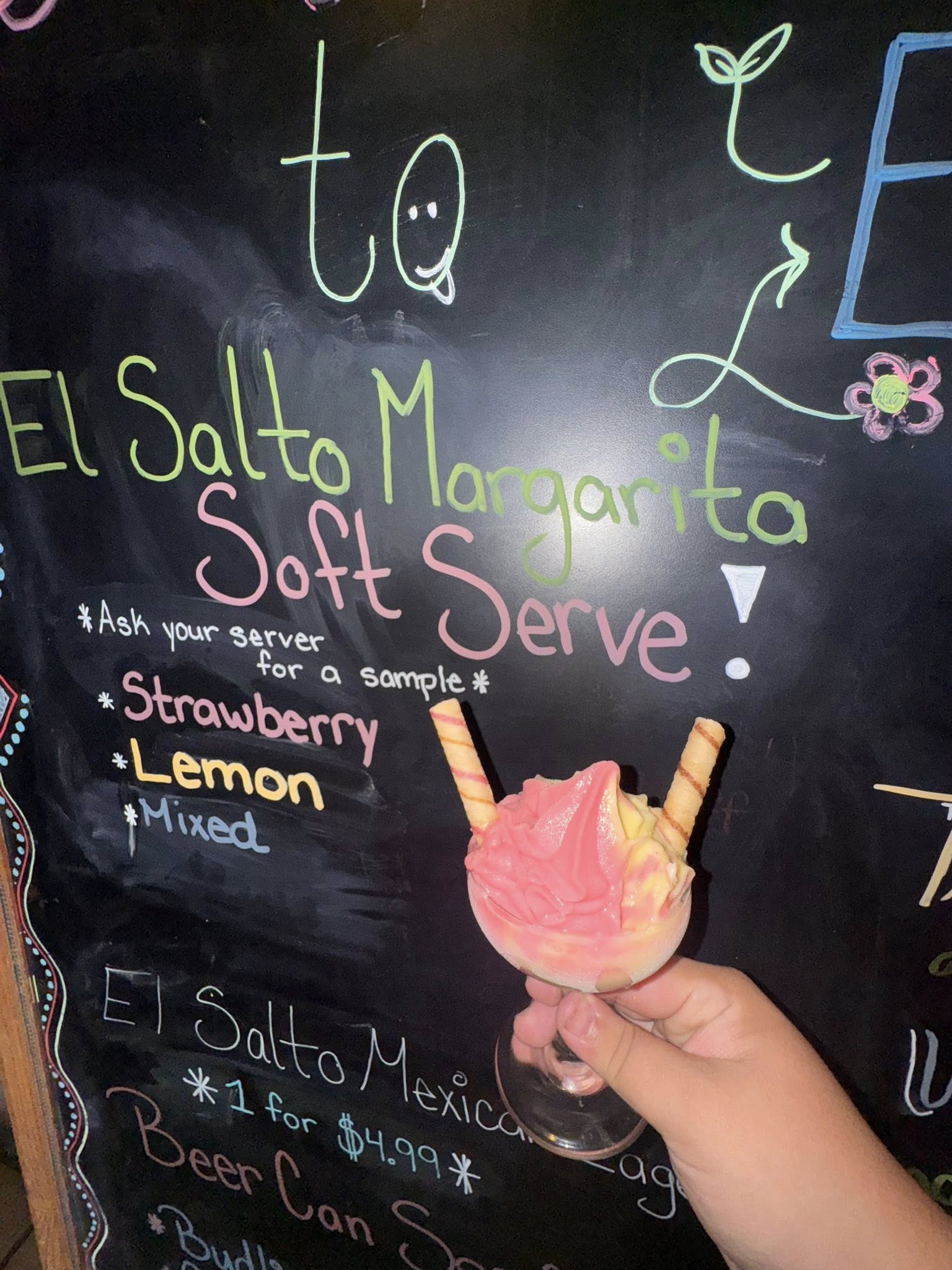El Salto Margarita Soft Serve